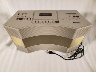 Vintage Bose Acoustic Wave Music System Model Aw - 1 Am/fm Cassette Player