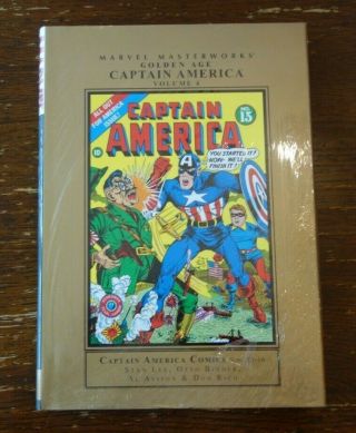 Marvel Masterworks: Golden Age Captain America Volume 4 Hardcover Hc