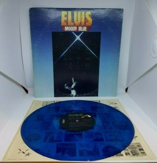 Elvis Presley Moody Blues Blue Rca Vinyl Org Inner We Mail 5 Lps For $5.  50