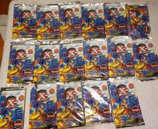 11 Packs 1996 Fleer X Men 6 Cards Per Pack Marvel No Box Wolverine Foil