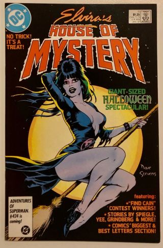 Elvira’s House Of Mystery 11 Dave Stevens Cover,  Nm - /nm,  Dc Comics
