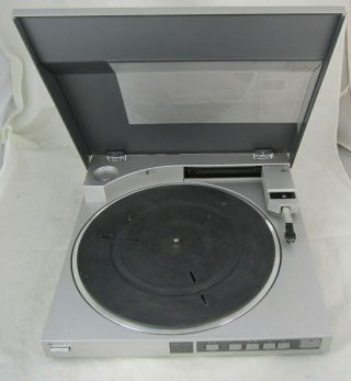 Vintage Sony Ps - Lx55ii Linear Tracking Direct Drive Turntable W/shure Cartridge