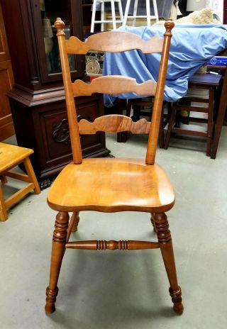 Tell City Andover Maple Side Chair,  Near A Perfect 10