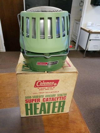 Vintage 1974 Coleman Catalytic Heater 513a708