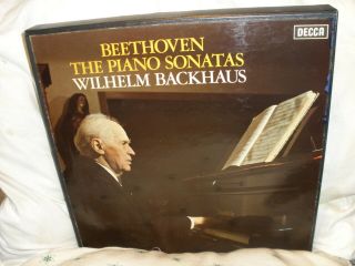 Beethoven The Piano Sonatas Backhaus/10 Lp Box Decca Sxla 6452/61 Stereo 1ed
