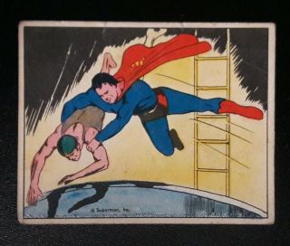 1940 Gum Inc.  Superman 29 - Death Dive