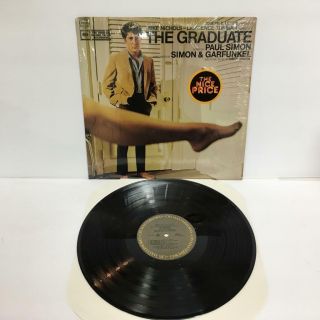 The Graduate Lp Soundtrack Simon & Garfunkel Vtg Orig 1968 Columbia W/shrink Nm