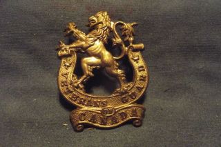 Ww Ii Cap Badge To The Veterans Guard Of Canada