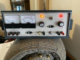 Vintage Heathkit Ip - 2717a Regulated High Voltage Power Supply