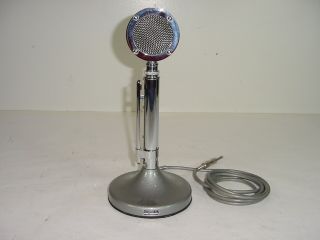 Vintage Astatic D - 104 D104 Lollipop HAM CB Tube Radio Microphone w/ G Base 2