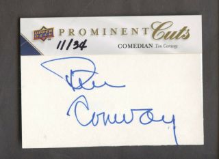 2009 Upper Deck Prominent Cuts Comedian Tim Conway Signed Auto 11/34