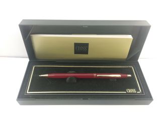 CROSS VINTAGE CLASSIC CENTURY MAROON PEN WITH 2 RINGS LOOKS 2