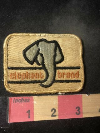 Vintage,  Dirty & As - Is Elephant Brand Advertising Patch 99k6