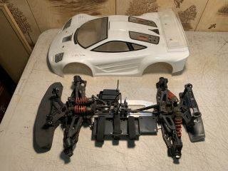 Vintage Ofna 1/8 Scale (gt) On - Road Chassis/parts/body