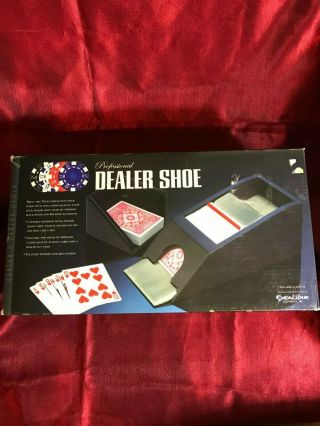 Professional Dealer Shoe Poker Blackjack Card Holder Casino Gambling