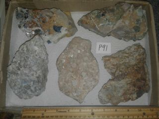 Rare Flat Of Hexoctahedral Fluorite,  Royal Flush Mine,  Bingham,  Mexico P91