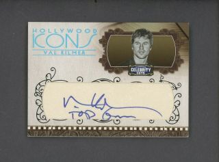 2008 Donruss Celebrity Cuts Hollywood Icons Val Kilmer Signed Auto 15/16