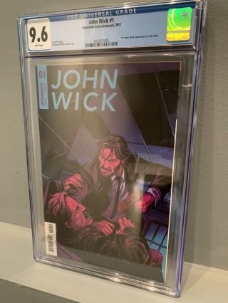 John Wick 1 Comic Cgc 9.  6 First Appearance Of John Wick 1st Print