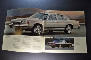 1991 Ford LTD Crown Victoria Brochure LX Country Squire Wagon 2