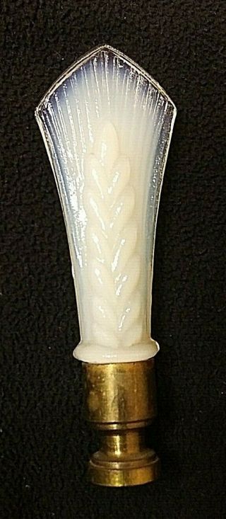 Vintage Aladdin Glass Lamp Finial Wheat Lamp Topper