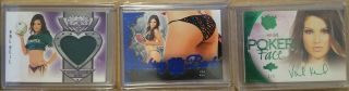 Val Keil Benchwarmer Looking Back 2/2 Butt Card,  Poker Face 2/3,  Eclectic Swatch