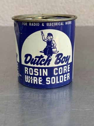 Dutch Boy / National Lead Company Rosin Core Wire Solder