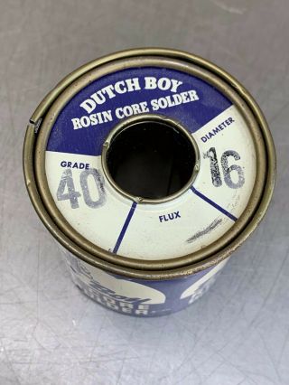 Dutch Boy / National Lead Company Rosin Core Wire Solder 3