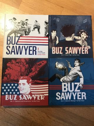 Buz Sawyer Vols 1 - 4 Roy Crane