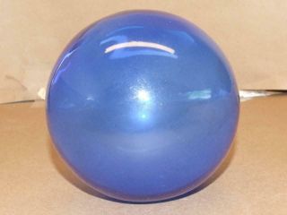 Vintage Nautical Hand Blown Cobalt Blue Glass Fishing Net Buoy Float Ball 5 