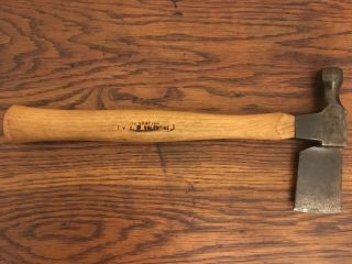 Vintage C.  Hammond Phila Cast Steel Shingle Hatchet Hammer Collectible Tool Usa