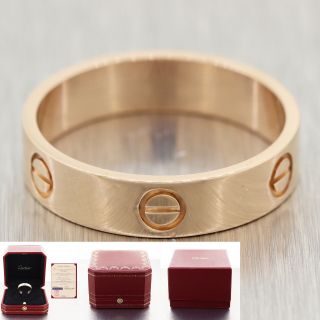 Cartier 18k Rose Gold Love Ring Size 67 Bp