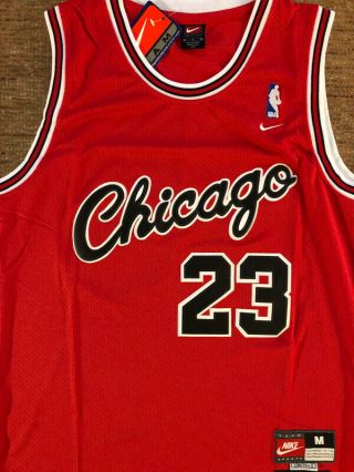Nwt Michael Jordan 1984 Rookie Chicago Bulls 23 Red Classic Vintage Men 
