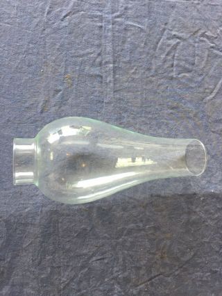 Clear Glass Lamp Chimney 7 1/2 " Tall With 1 1/2 " Base