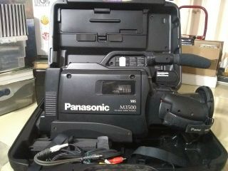Vintage Panasonic M3500 Vhs Video Camcorder With Case