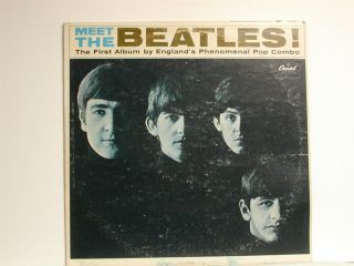 The Beatles - Meet The Beatles,  Capitol T - 2047,  1964 Mono Lp,  First State Issue