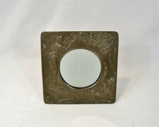 Vintage Art Deco Retro Style Square Dressing Table Mirror Standing