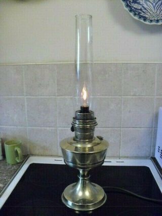 Brass Aladdin Oil Lamp Converted To Electric (now £25)