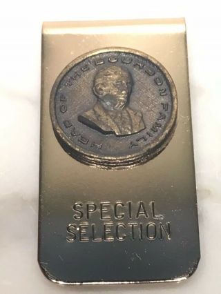 Vintage Old Grand - Dad: Head of the Bourbon Family Special Selection Money Clip 2