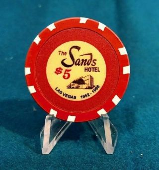 Sands $5 Casino Chip - Fantasy Re - Make,  Las Vegas,  Nevada