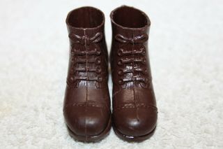 Vintage Gi Joe 1964 - Short Brown Boots - Sotw/mouth Of Doom