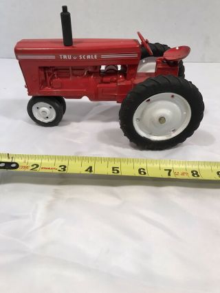 Vintage Tru Scale Tractor Toy - Red - International Harvester