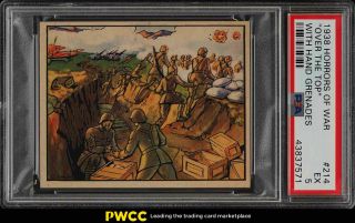 1938 Horrors Of War Over The Top With Hand Grenades 214 Psa 5 Ex (pwcc)