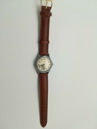 VINTAGE GENTS MECHANICAL J.  W.  BENSON OF LONDON WATCH,  WITH SUBSIDIARY DIAL. 2