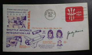 Fdc,  Nasa,  1st Test Series,  May 1980,  Signed By Astronaut Judith Resnik