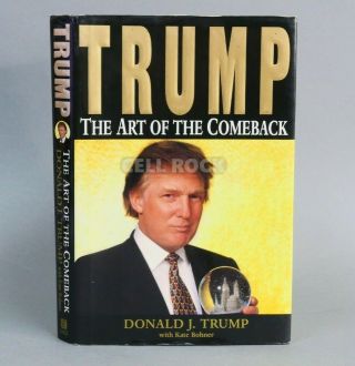 Trump The Art Of The Comeback Book Signed By Rudolph Giuliani His Lawyer