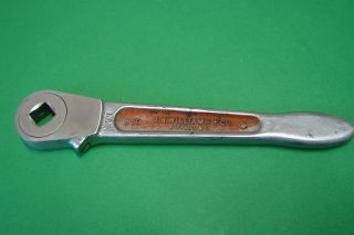 Vintage J.  H.  Williams & Co.  B - 50 3/8 " Drive Square Ratchet S/h In Usa