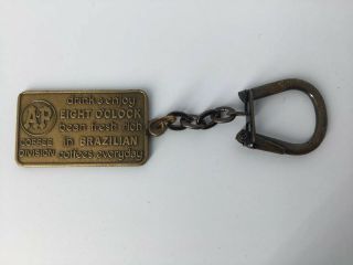 Vintage A&p Coffee Division Eight O Clock Coffee Key Ring Chain