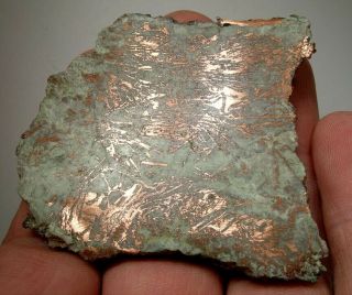 Jewelry Grade Crystal Copper In Calcite: Central Exploration Mine,  Michigan - Nr