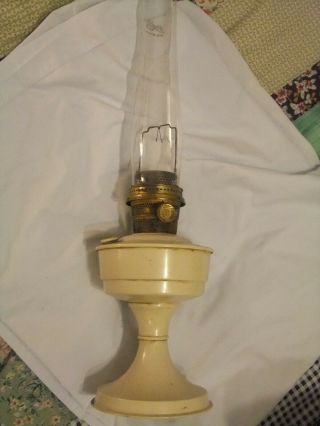 Antique Vintage Aladdin Paraffin Lantern Oil Lamp With Glass