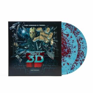 Friday The 13th Part 3 3d Soundtrack 2xlp Deluxe Splatter Vinyl Waxwork